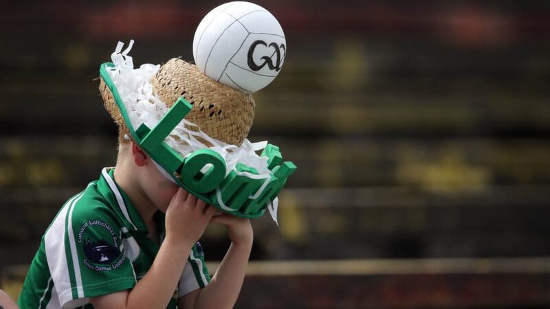 Seven-year-old London supporter Shane Lynott may yet se better days in Castlebar. Photograph: Cathal Noonan/Inpho