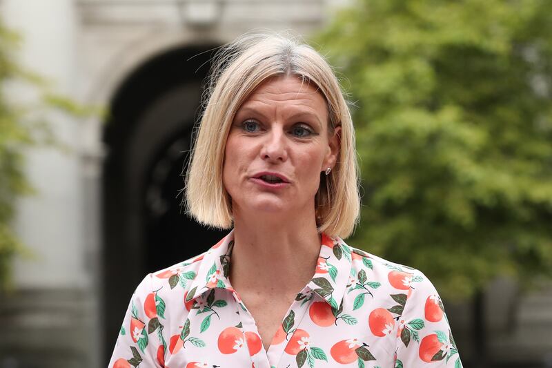 Senator Pippa Hackett: 'a tough cookie'. Photograph: Conor Ó Mearáin/Collins

