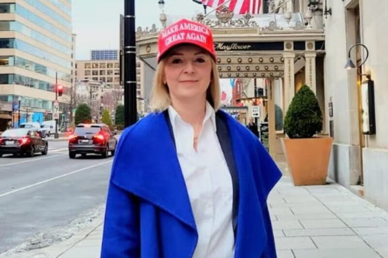 Former UK prime minister Liz Truss. Photograph: X