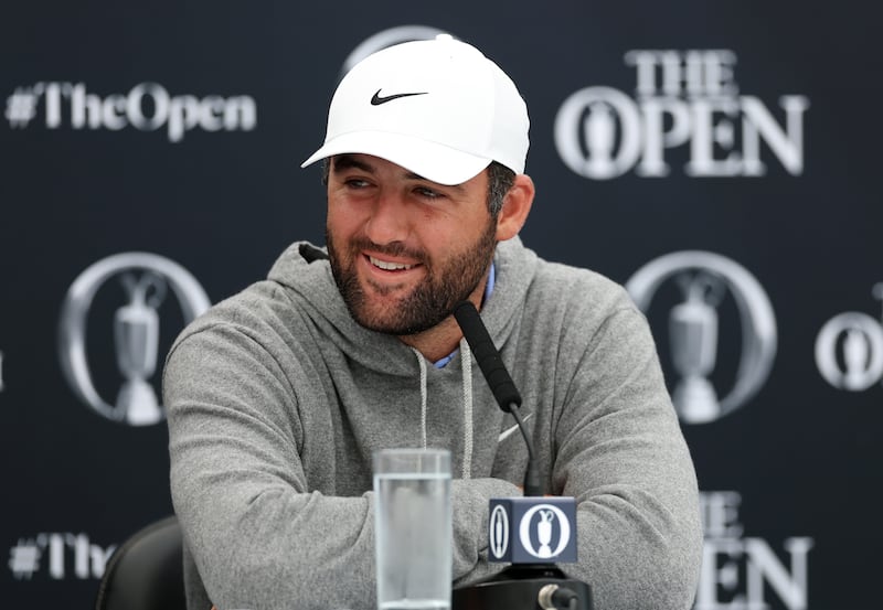 Scottie Scheffler: Anyone who can make a golf tournament press conference genuinely interesting is a rare talent indeed. Photograph: Christian Petersen/Getty Images
