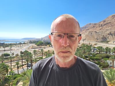 Tom Hand, whose daughter Emily is believed to be a hostage in Gaza. Photograph: Mark Weiss