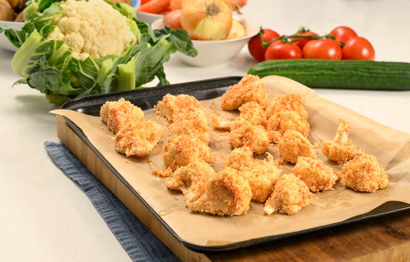 Lou Robbie's tasty cauliflower bites are a fun way to get the kids eating healthily. Photograph: Michael McLaughlin