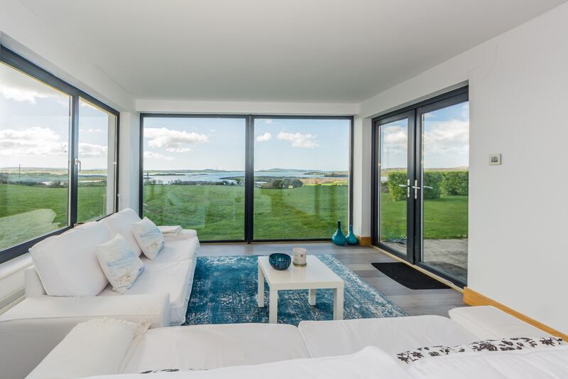 Front living area: To get the most of the southerly aspect, the owners extended to the front of the house. 
