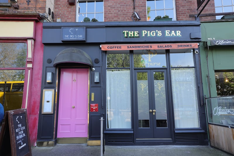 The Pig's Ear on Nassau Street, Dublin. Photograph: Alan Betson