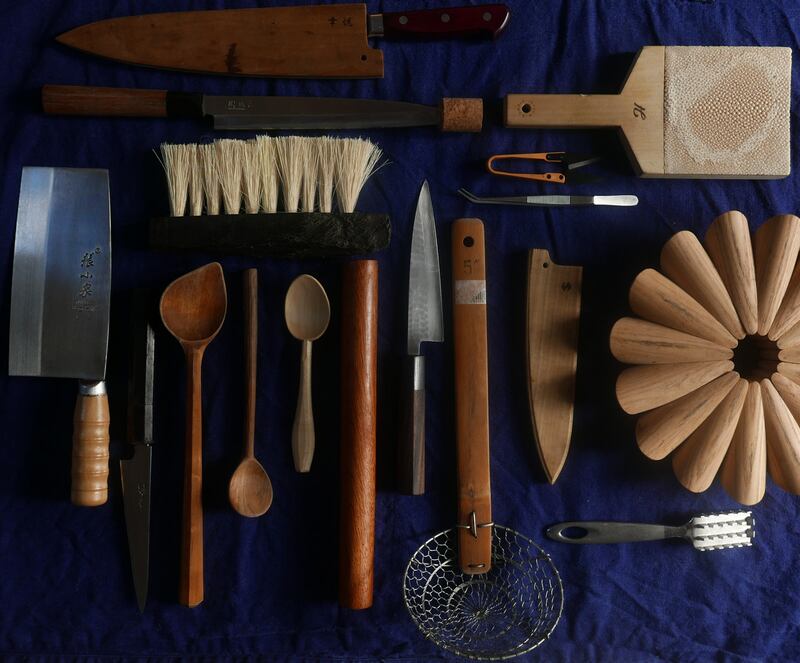 Some of Cúán Greene’s favourite pieces include several spoons by Éamonn of O’Sullivan of Ennistymon-based Hewn