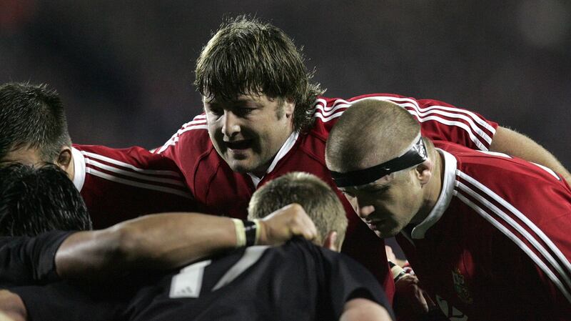 Shane Byrne went on to win 41 Ireland caps and go on tour with the Lions after making his Ireland debut in 2001.  Photograph: Billy Stickland/Inpho