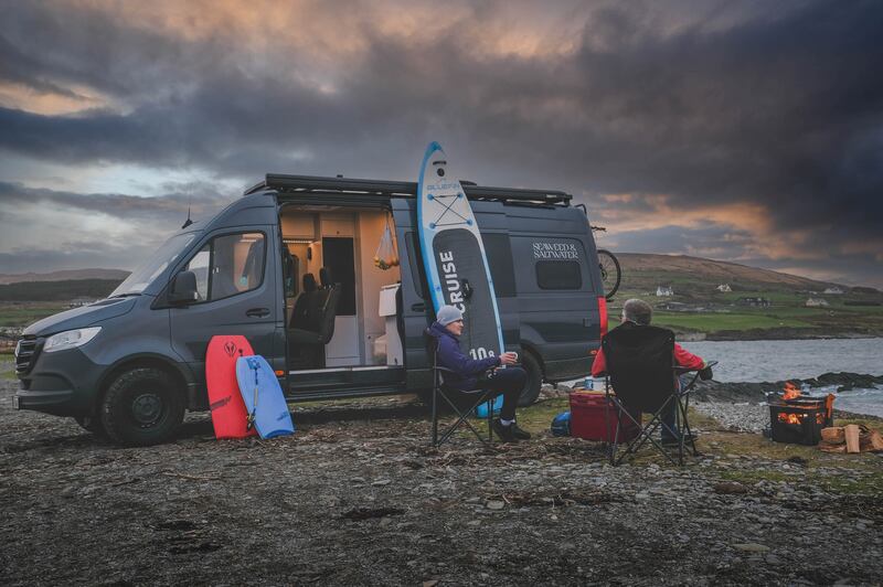 Seaweed & Saltwater's offer luxurious Mercedes Sprinter camper vans for hire.