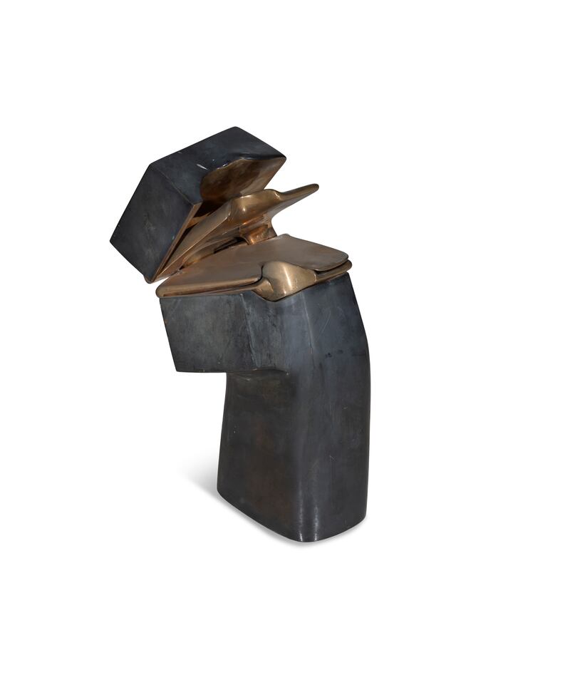 Spanish sculptor Silverio Rivas's Abstract Form bronze (€800-€1,200) is for sale in from Oliver Dowling Collection at Adams
