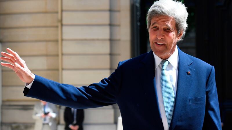 Former US secretary of state John Kerry has been appointed as a special envoy on climate change. Photograph:  Bertrand Guay/AFP via Getty Images