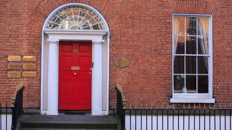 The  offices of solicitor Gerald Kean on Pembroke Street, in  Dublin, which the sheriff took possession of on Friday. Photograph:  Collins