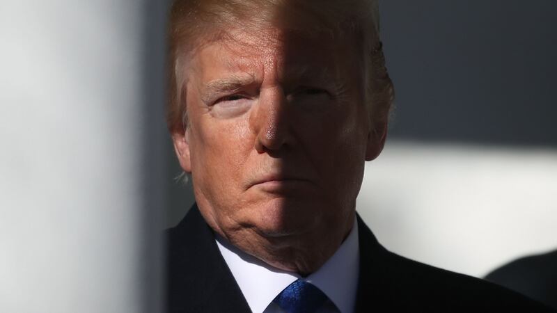 Former US president Donald Trump was highly critical of the photograph which showed classified documents on the floor of his office in Mar-a-Lago, Florida. Photograph: Mark Wilson/Getty Images