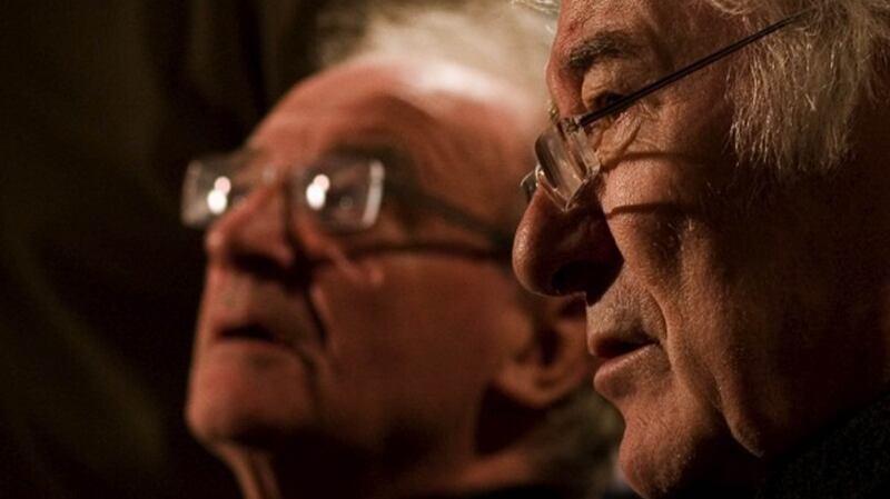 Seamus Deane with Seamus Heaney