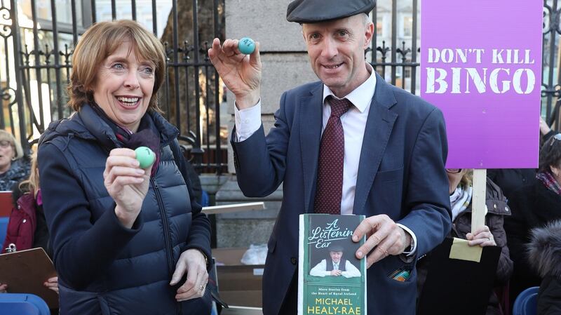 TDs Michael Healy-Rae and Róisín Shortall. Photograph: Maxpix Dublin