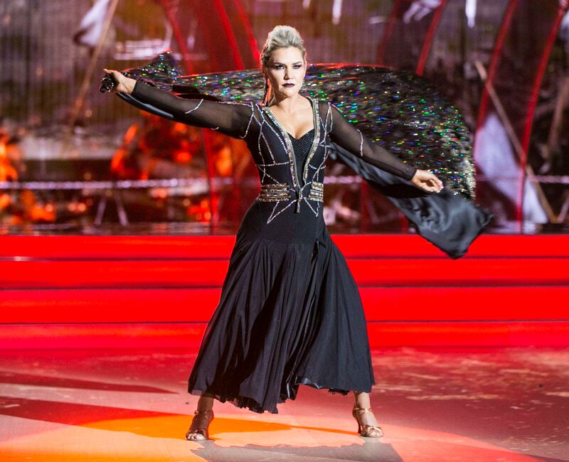 Strong look: Erin McGregor performing on Dancing with the Stars.Photograph: Kyran O’Brien/RTÉ