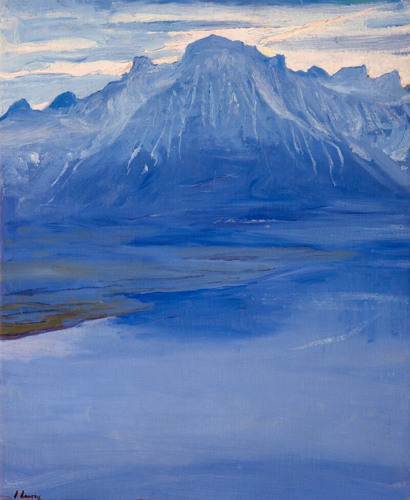 John Lavery: Twilight, Lake of Geneva, 1924. Photograph: National Museums, NI Ulster Museum Collection