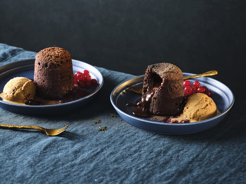 Chocolate fondant, guaranteed to impress at Christmas. Make yours beforehand, ready to pop in the oven after dinner