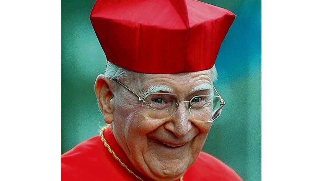 Cardinal Cahal Daly: he presided over the Irish church's most testing and difficult period in the last century