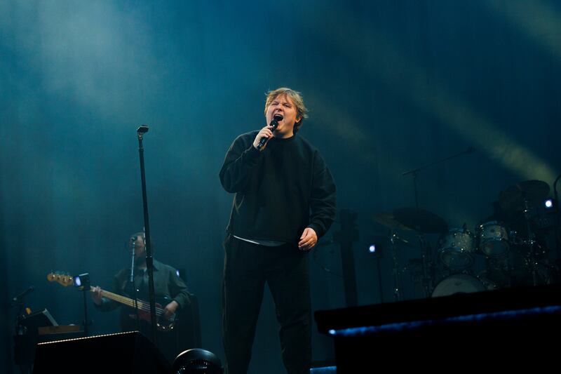 Lewis Capaldi performing at the 3Arena, Dublin. Photograph: Dan Dennison