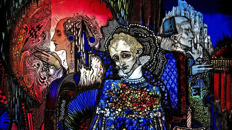 Detail from Harry Clarke’s The Song of the Mad Prince
