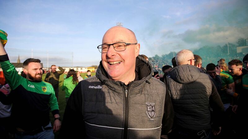 Malachy O’Rourke steered Glen to their maiden Ulster title this year. Photograph: Lorcan Doherty/Inpho