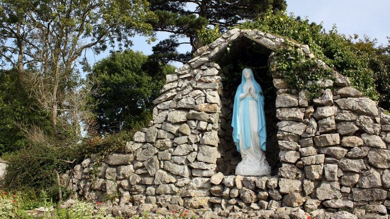 Religious institution: a statue of the Virgin Mary at Bessborough House. Photograph: Provision