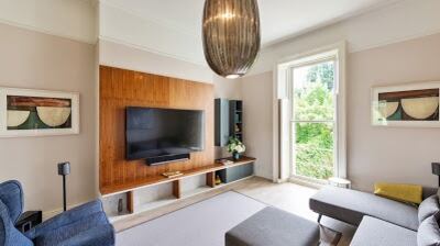 The TV room