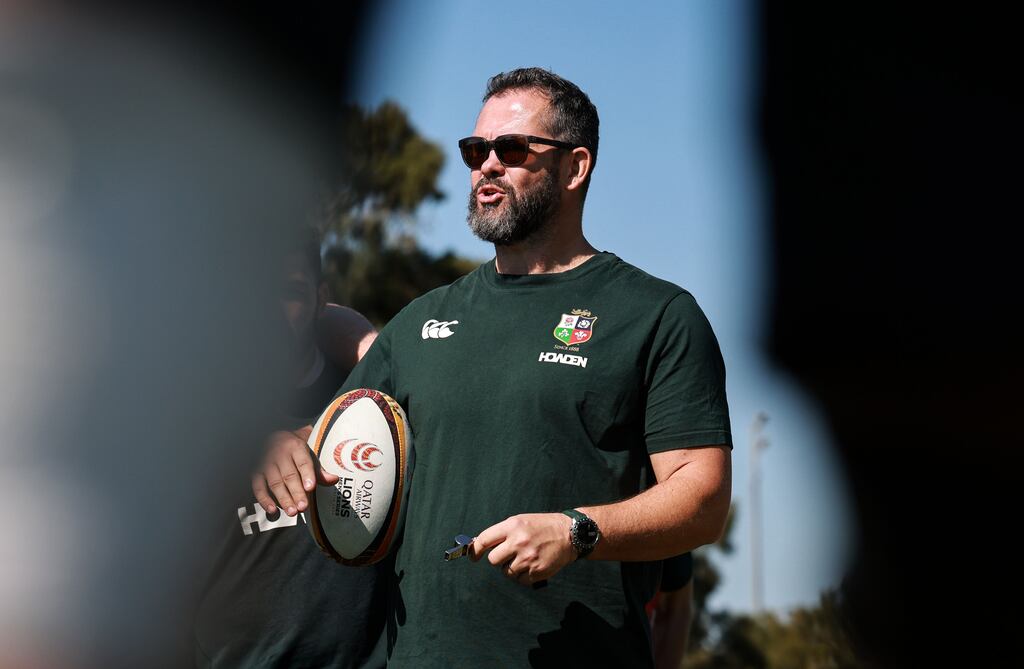 Lions head coach Andy Farrell has disappointed players who have been among his go-to men over the last four years. Photograph: Dan Sheridan/Inpho