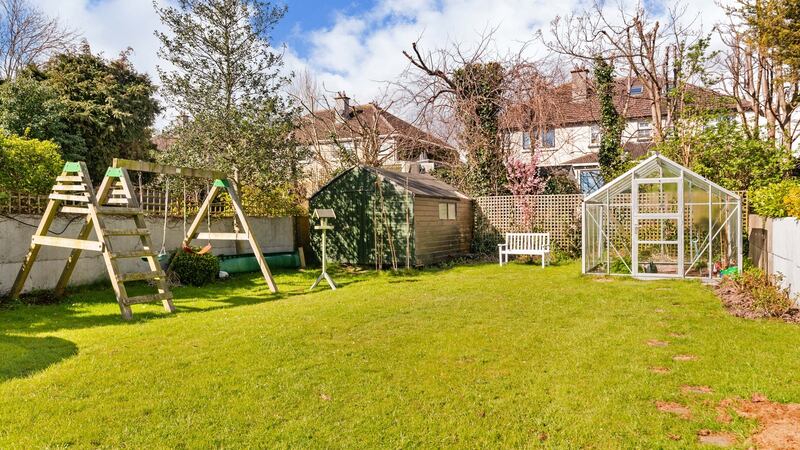 The rear garden.