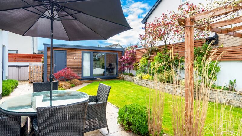 The rear garden