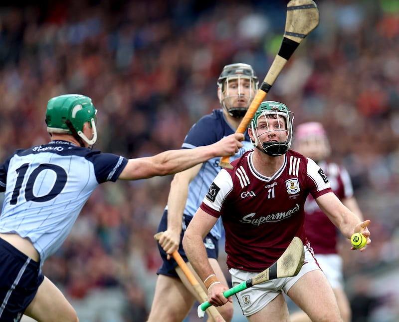 Galway’s Cathal Mannion played well against Dublin. Photograph: James Crombie/Inpho