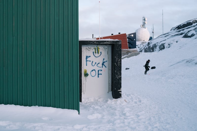 Company records suggest this is the official address of Greenland Water Bank, a drinks company with a new billionaire co-owner: US billionaire and Trump ally, Ronald Lauder. Photograph: Juliette Pavy for The Irish Times