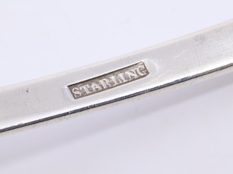 Rare bird: soup ladle bearing the mark 'starling' rather than 'sterling'