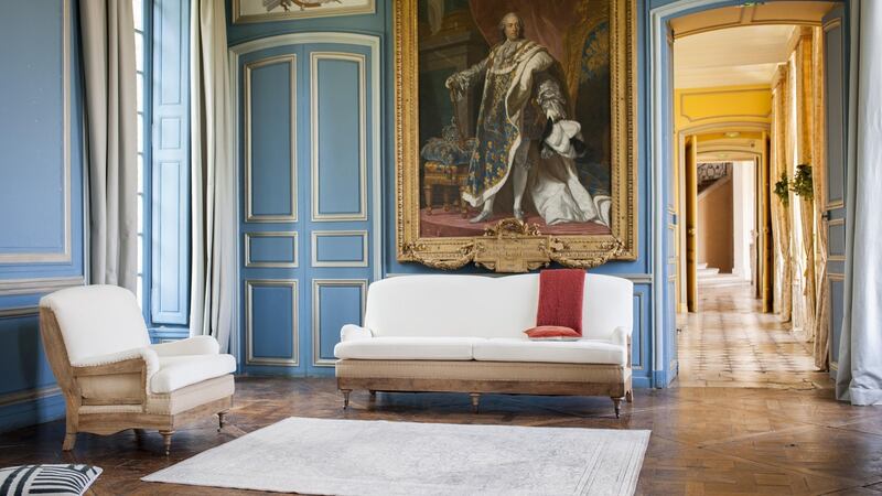 Gustave sofa and matching chair  from UK-based Pib Home