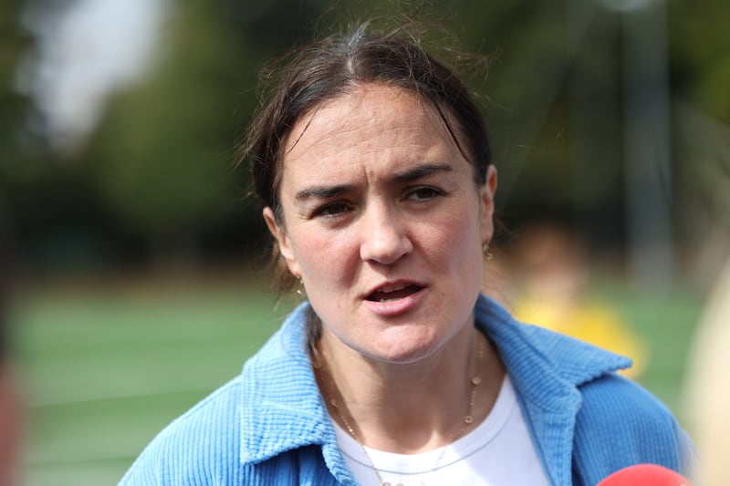 Olympic champion Kellie Harrington. Photograph: Dara Mac Dónaill














