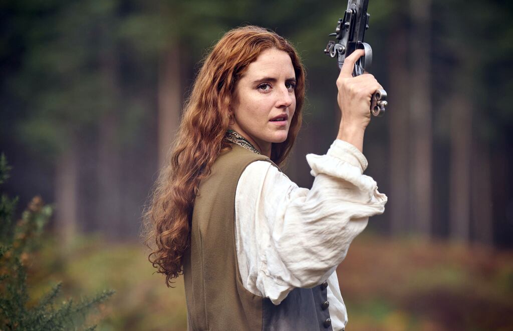 Louisa Harland from Derry Girls dons the 18th-century outlaw costume to star in Renegade Nell
