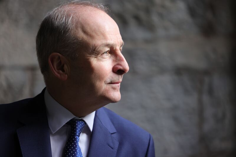 Micheál Martin defends public spending increases of recent years, pointing to the huge increase in population. Photograph: Alan Betson/The Irish Times