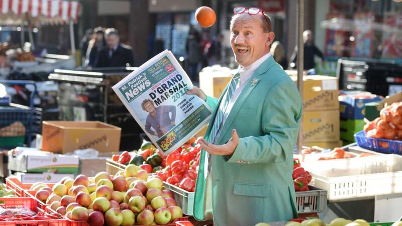 Brendan O’Carroll, has been selected by the St Patrick’s Festival as Grand Marshal to lead this year’s Festival Parade in Dublin on March 17th. Photograph: Dara Mac Dónaill / The Irish Times