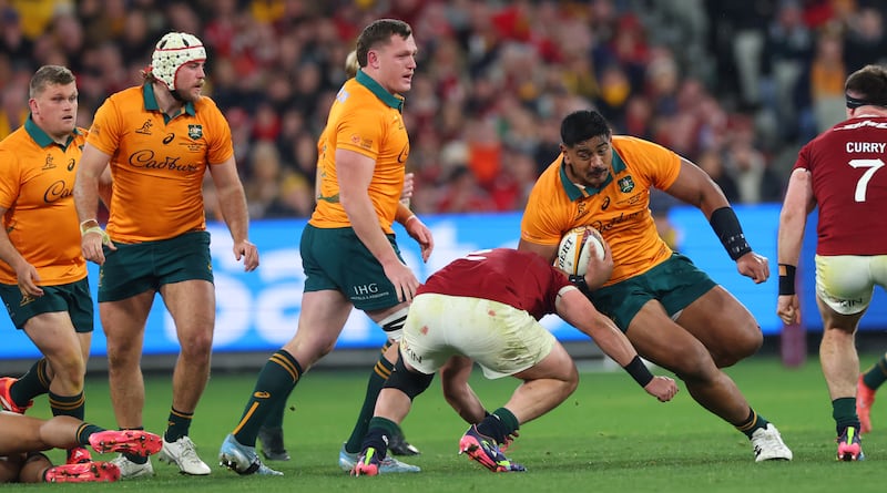Australia were relived to have Will Skelton back for the second Test, even if in-game statistics point to them doing all right without him. Photograph: James Crombie/Inpho