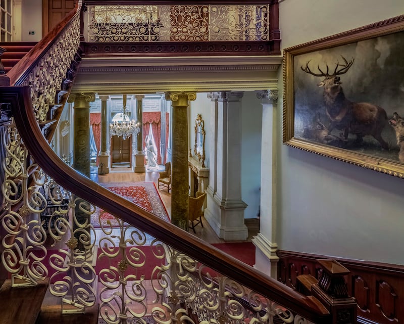 The hall at Farmleigh, Phoenix Park, Dublin