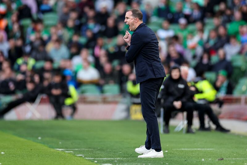 Ireland's interim head coach John O'Shea. Photograph: Morgan Treacy/Inpho
