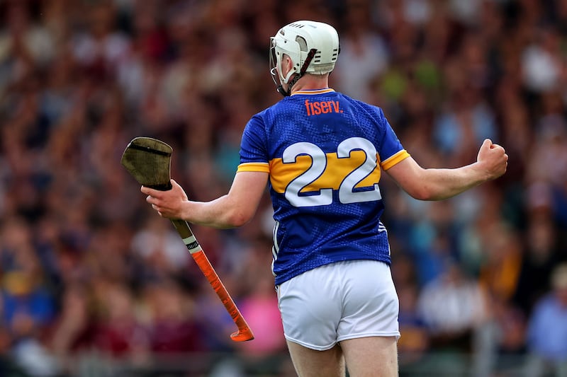 Tipperary's Oisin O’Donoghue celebrates. Photograph: Tom O’Hanlon/Inpho