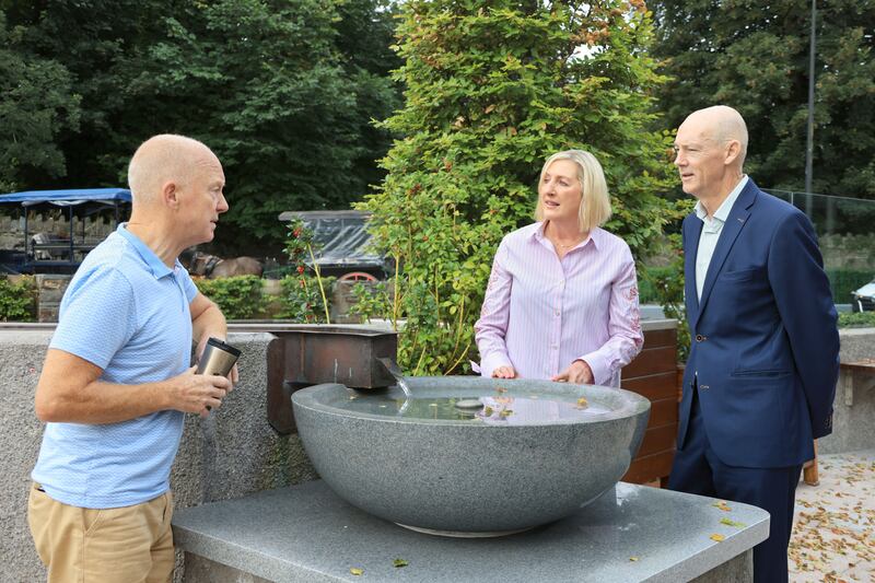 Killarney Chamber of Tourism and Commerce sustainabilty group members Johnny McGuire, Bridget O'Keeffe and Mike Stack. Photograph: Valerie O'Sullivan