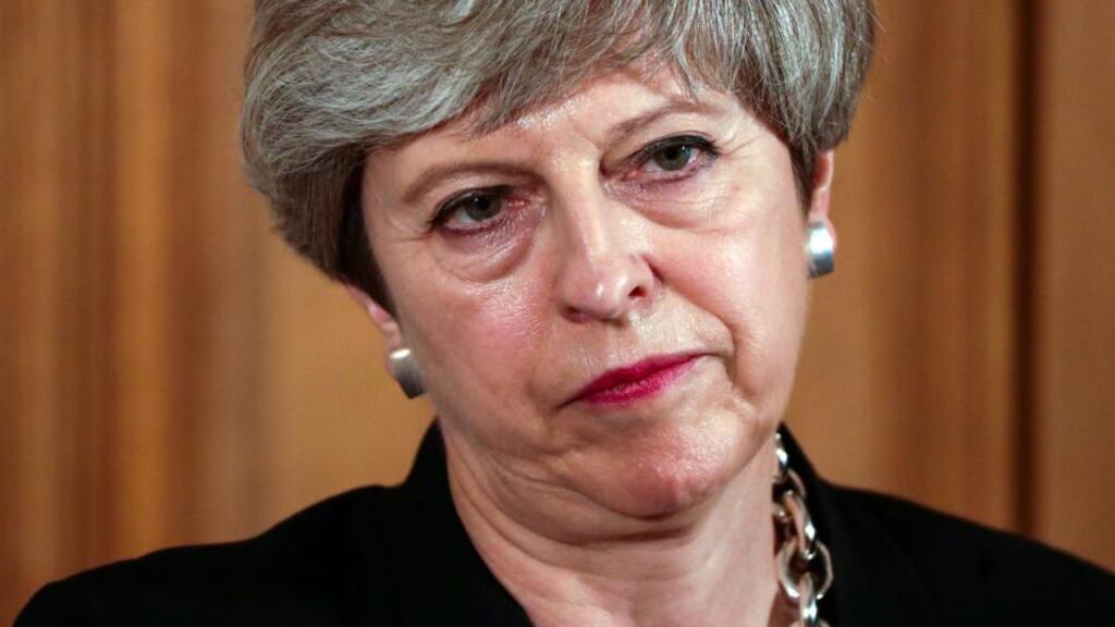 “Theresa May’s ‘strong and stable’ will now join the long list of ironic British euphemisms.” Photograph: Simon Dawson/EPA