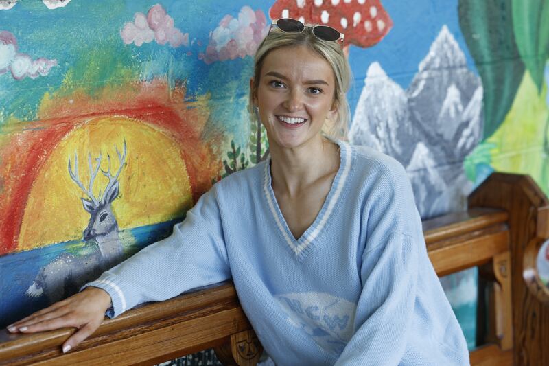 Eimear Gilhooly, a live-in art teacher on campus.  Photograph: Nick Bradshaw/The Irish Times