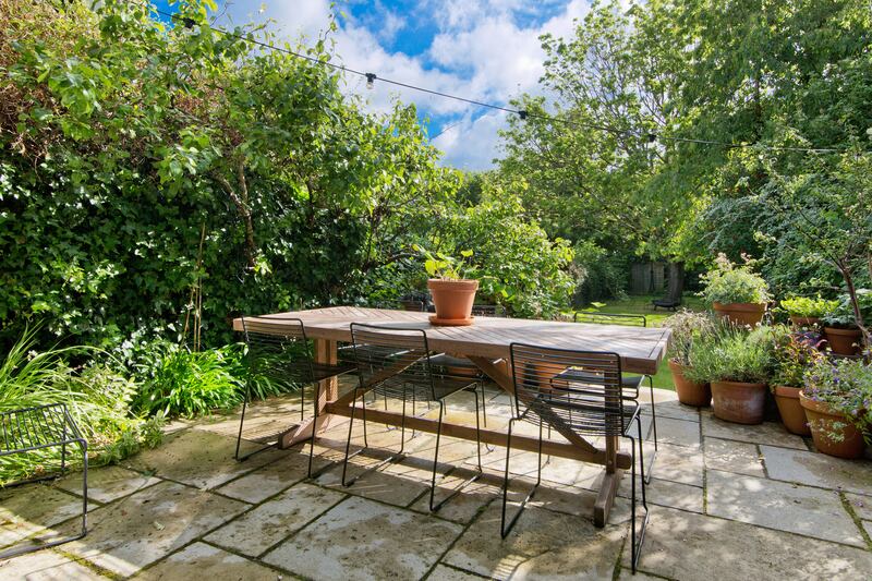 Raised patio