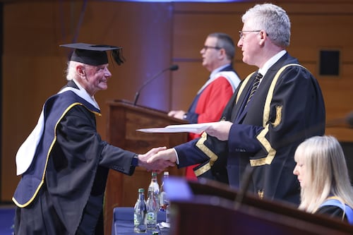 Graduating with an honours degree at the ripe young age of 82