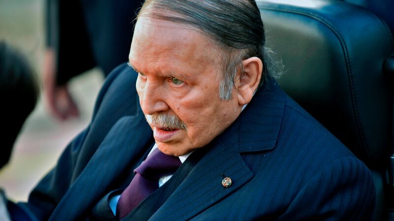 Photo taken on November 23rd, 2017, of Algerian president Abdelaziz Bouteflika in Algiers. Photograph: Ryad Kramdi/AFP/Getty Images