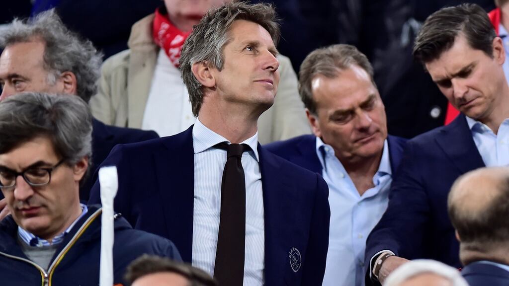 Ajax Amsterdam CEO Edwin van der Sar: ‘We reflected a bit on the old success from 95. We wanted to combine the abundance of young talent with experience.’ Photograph: Massimo Pinca/Reuters