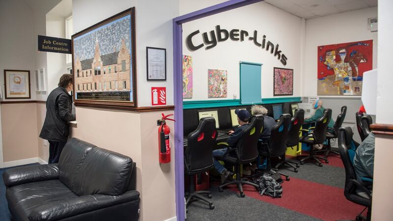 The Cyber-Links area at St Andrew’s. Photograph: Brenda Fitzsimons