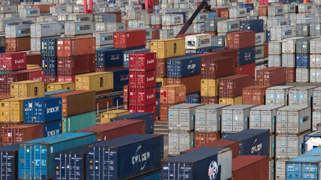 Out Monday: Euro zone trade balance (April). Photograph: SeongJoon Cho/Bloomberg